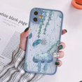 thumbnail image 3 of Cute Cartoon Jellyfishes Printed Phone Case for iPhone X XR XS 7 8 Plus SE2 12 13 mini 11 14 15 Pro Max Matte Shockproof Cover, 3 of 5