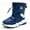 Navy, variant on Boys Girls Little Kids Winter Snow Boots NF-NFWB105-Navy-9