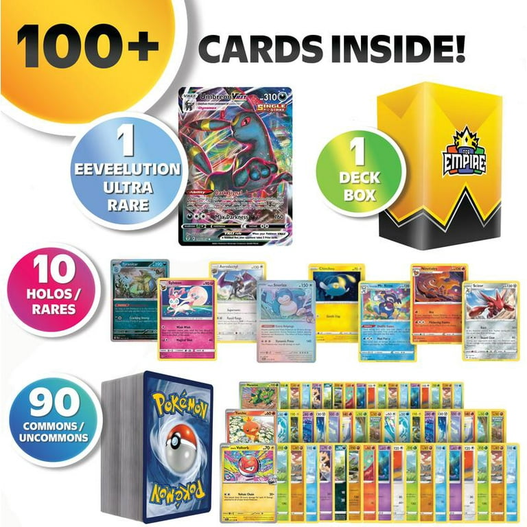 Prismatic Eeveelution Battle Bundle | 100+ Pokmon Cards | 1x Ultra Rare  Eeveelution Guaranteed | Holos & Rares Included! | Perfect Gift for Kids &  Collectors! - Walmart.com
