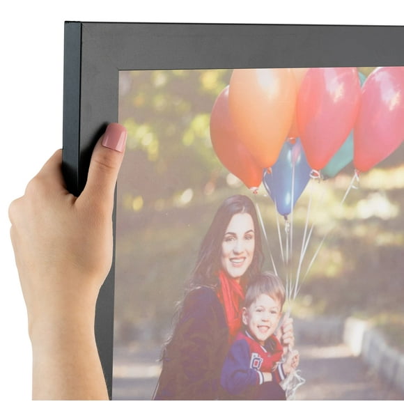 ArtToFrames 12x16 inch Black Picture Frame, WOMFRBW72079-12x16