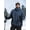 Light Blue, variant on OutPro Mens Athletic Jackets Waterproof Outerwear Coats Windproof Ski Jacket Winter Parka Blue