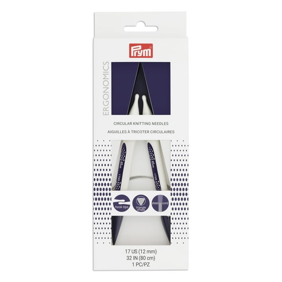Prym Circular Knitting Needles 32"-Size 17/12.75mm