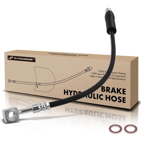 A-Premium Rear Passenger Brake Hydraulic Hose Compatible with Select Cadillac Models - XTS 2013-2019