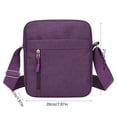 thumbnail image 3 of Adjustable Nylon Crossbody Chest Bag with Multiple Zippered Pockets for Sports and Daily Use, 3 of 6