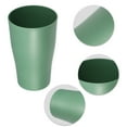 thumbnail image 3 of Unique Bargains 2pcs Bathroom Toothbrush Tumblers PP Cups for Bathroom 4.92''x3.03'' Green, 3 of 7