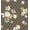 BLACK/ORANGE/OFFWHIT, variant on Challis Rayon Printed Lareina, Floral Fabric, Dress Fabric, Sewing Fabric (BLACK/ORANGE/OFFWHIT, ByYard)