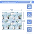 thumbnail image 4 of SKYSONIC 6 PCS Cartoon Panda and Balloon Washcloths, 12"x12" Cotton Wash Cloths, Highly Absorbent and Soft Face Towels for Bathroom,Gym,Hotel and Spa, 4 of 7