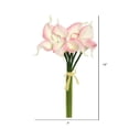 thumbnail image 2 of Vickerman 14'' Artificial Pink Calla Lily. Eight stems per pack., 2 of 3
