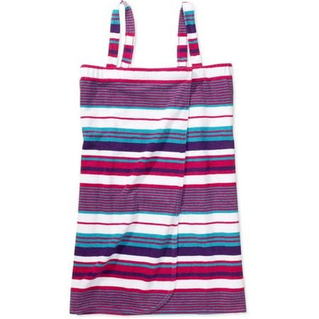 Women's Stripe Shower Wrap