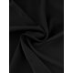 thumbnail image 4 of Camisa Abotonada de oficina Allegra K de Manga Larga con Cuello en contraste para Mujer Negro M, 4 of 5