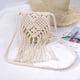 thumbnail image 3 of MaoXinTek Bolso bandolera de crochet con forro para mujer, estilo bohemio, para playa, verano, para viajes, uso diario, color beige, 3 of 6