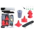 thumbnail image 4 of Finger Skateboard Mini Funny 4 Set DIY Plastic Kids Fingerboards Toy Finger Toy, 4 of 10