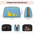 thumbnail image 5 of Xecao Cute Ducky Print Fashion Makeup PVC Bag Large Capacity Travel Cosmetic Bag for Women Organizer Toiletry Clutch, 5 of 8
