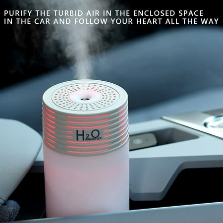 

TUOBARR Summer Savings Light And Shadow Lamp Humidifier USB Household Heavy Fog Volume Car Humidifier 300ml