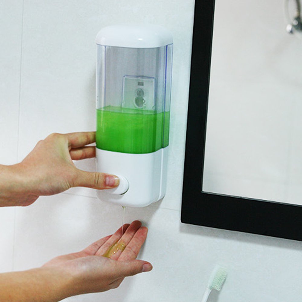 Soap Dispenser Wall Mount Suction Cup Shampoo Shower Dispenser