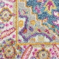 thumbnail image 5 of Nourison Passion Persian Teal Multicolor 1'10" x 2'10" Area Rug, (2x2), 5 of 9