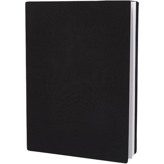 Black Stretchable Book Cover Collage Elastic Notebook Wraps Polyester Sleeve Fabric Washable Reusable Repeated Books Protector