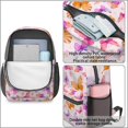 thumbnail image 2 of 17 Inch Lightweight Backpack,PVC Waterproof Oxford Fabric, Ergonomically Designed, with Large Capacity, Monarch Butterfly Aesthetic, 2 of 5
