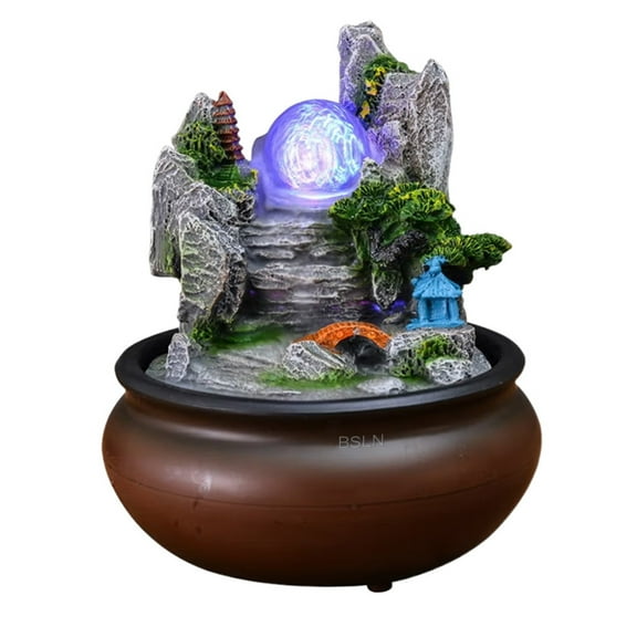 BSLN Decorative table-top water fountains, Tabletop Water Fountain Indoor Waterfalls Fountains