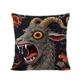thumbnail image 2 of 18x18 Pillow Cover, Screaming Goat Plush, Funny Animal Throw Pillow with Soft Design, Decorative Pillowcase with Material, Home Decor Accent, Cushion Cover for Bed Couch Chair Bedroom Living Room(A), 2 of 6