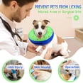 thumbnail image 2 of Miaocao Supet Inflatable Dog Cone Collar Alternative After Surgery, Doggie Neck Donut Collar Recovery ECollar for Post Surgery, Soft Dog Cone for Small Medium Puppies Cats, 2 of 6