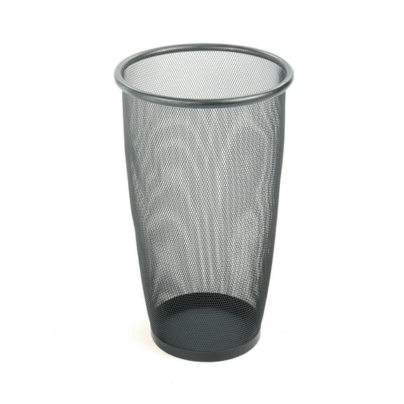 Safco Onyx Mesh Large Round Wastebasket (Set of 3)