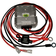 Golf Cart Voltage Reducer Complete Kit Wired Ready to Install 36 and 48 Volt - 12V 20A VOLTSeasy by TecScan