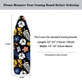 thumbnail image 4 of HELLHERO Tropical Butterfly Cover Elastic Edge Ironing Board Cover 3 Fasteners Ironing Board Covers for Gifts(No Padding), 4 of 4