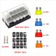thumbnail image 5 of 2X Caja de Fusibles de Cuchilla para Automotriz Marino Bloque de Fusibles de 4 Vías 12-32 V 4 Circuitos con Cubierta, 5 of 9