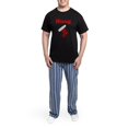 thumbnail image 5 of CafePress - Hung Stocking Pajamas - Men's Dark Loose Fit Cotton Pajama Set, 5 of 7