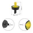 thumbnail image 2 of Pressure Compensating Dripper 5GPH 20L/H Emitter for Garden Lawn Drip Irrigation with Barbed Hose Connector Yellow 20pcs, 2 of 5