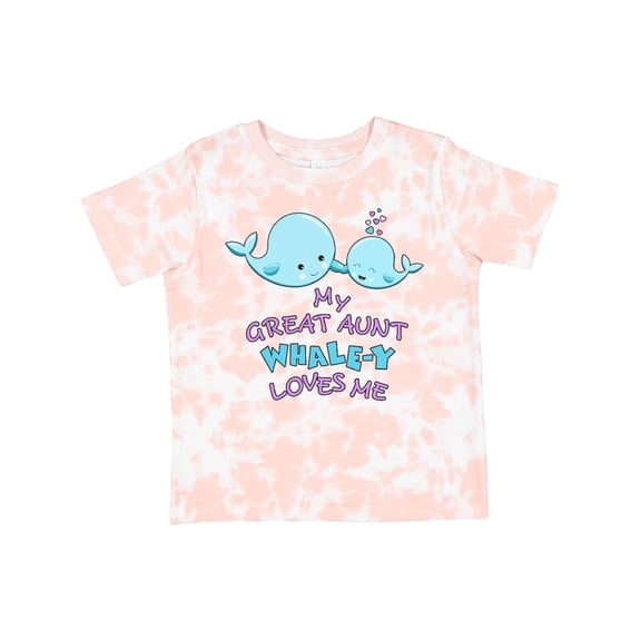 Inktastic My Great Aunt Whale-y Loves Me Boys or Girls Toddler T-Shirt