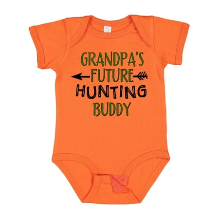 

Inktastic Grandpas Future Hunting Buddy Gift Baby Boy or Baby Girl Bodysuit