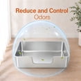thumbnail image 5 of Stainless Steel Cat Litter Box with Low Entry, Bug Hull High Sided Metal Pan, Odor Control, Easy to Clean, 27.6" x 19.7" x 8", 5 of 7