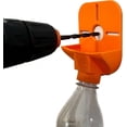 thumbnail image 1 of Colector de polvo de taladro | Guía de montaje en pared para brocas de 0,8" | Sin instalación y ligero para manualidades y reparación de aparatos electrónicos (rectangular naranja), 1 of 1