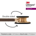 thumbnail image 5 of Littmann Classic Iii Stethoscope, Copper-finish Chestpiece, Chocolate Tube, 27", 5 of 7