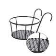 thumbnail image 2 of Soporte para macetas Hierro Arte Cesta colgante Balcón Jardín Adorno para el hogar Maceta Soporte para maceta Inevent HA1198-00B, 2 of 5