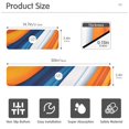 thumbnail image 3 of Yayeee Faucet Mat for Kitchen Sink 14.7" Diatomite Long Splash Guard Pad, Orange Abstract Wavy, 3 of 7
