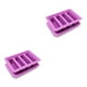 thumbnail image 3 of Bewildely Molde para mantequilla, bandeja para hacer mantequilla de cocina de silicona, fabricante de mantequilla de cocina de silicona, molde Violeta 2Conjunto, 3 of 6