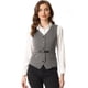 thumbnail image 1 of Chaleco con Botones y Cinturón para Mujer Chaleco con Cuello en V y Bolsillos Gris L, 1 of 6