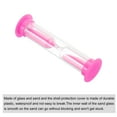thumbnail image 3 of Uxcell 3 Minute Sand Timer, 10pack Small Sandy Clock, Count Down Sand Glass Pink, 3 of 5