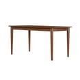 thumbnail image 5 of Comfort Pointe Bonito 59-inch Rectangular Walnut Wood Finish Leg Dining Table, 5 of 15