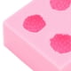 thumbnail image 3 of Moule en silicone multifonction en forme de fraise, antiadhésif, souple, de qualité alimentaire, pour fondant, chocolat, bonbons, rose, 3 of 4