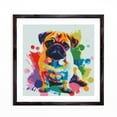 thumbnail image 3 of Watercolor Cute Pet Dog Pug 5D Diamond Art Painting by Number Kits for Adults DIY Paint with Full Drill Round Diamond Gems Painting Art Craft for Home Wall Decor 13.8x13.8inch, 3 of 8