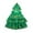 Z-Green18, variant on Christmas Unisex Boys Girls Clothes Sets Long Sleeve Xmas Tree Shaped Dress Up Tops Stage Performance Outfit Sets Funny Festival Show Outfits
