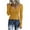 Yellow, variant on Clothing 2025!Women's T-Shirts Women Long Sleeve Henley T Shirts Button Down Slim Fit Tops Scoop Neck Ribbed Knit Shirts
