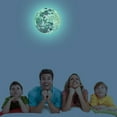 thumbnail image 4 of NookHive 20cm 3D Large Moon Glow in The Dark Wall Sticker, Removable Fluorescent Night Sky Decor for Bedroom Living Room,Green, 4 of 7