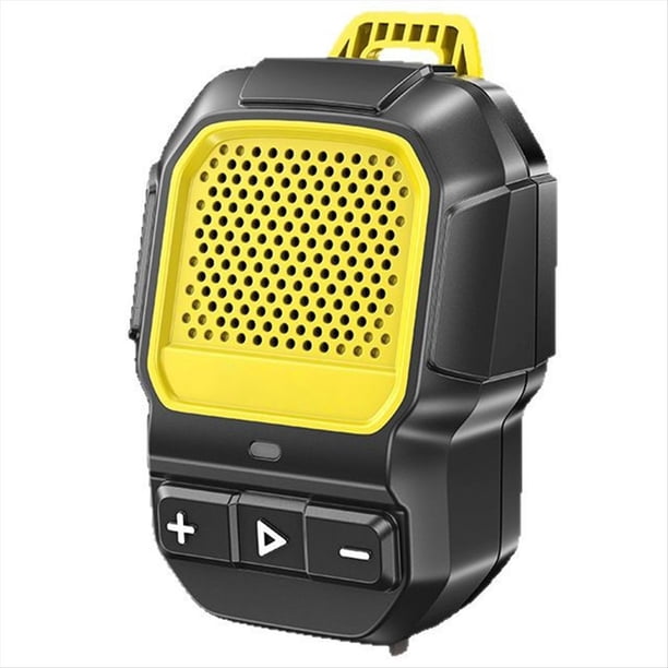 Altavoz Inalámbrico Bluetooth para Deportes Al Aire Libre, Pequeño, con Clip Trasero, Portátil, Resistente Al Agua, Minialtavoz Negro.