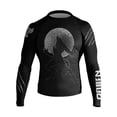 thumbnail image 2 of Raven Fightwear Men's BJJ Horror Werewolf Jiu Jitsu BJJ Rash Guard MMA Black Edition, 2 of 3