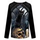 thumbnail image 5 of Camisas Para Mujer Camisetas de Gran Tamaño Manga Larga Clásico Cosplay Novedad Impreso Tops Cómoda Blusa de Cuello Redondo Odeerbi ODB133612, 5 of 5